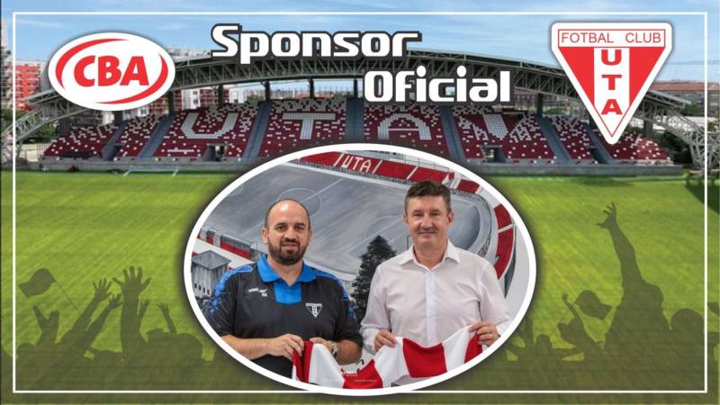CBA Nord Vest este sponsor oficial al Clubului de Fotbal UTA Arad.