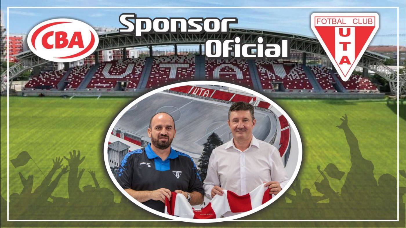 CBA Nord Vest este sponsor oficial al Clubului de Fotbal UTA Arad.